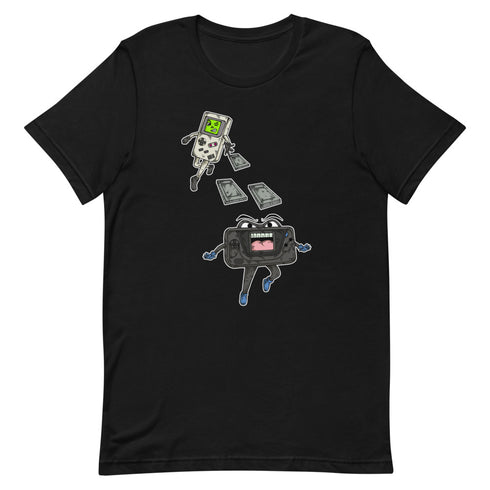 Retro Console Wars - Game Boy vs Game Gear Premium T-Shirt